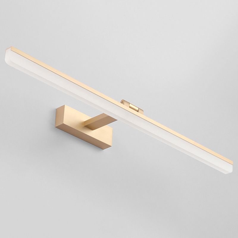 Linear Vanity Lighting Fixtures Modern Minimalist Style Plastic Vanity Lights