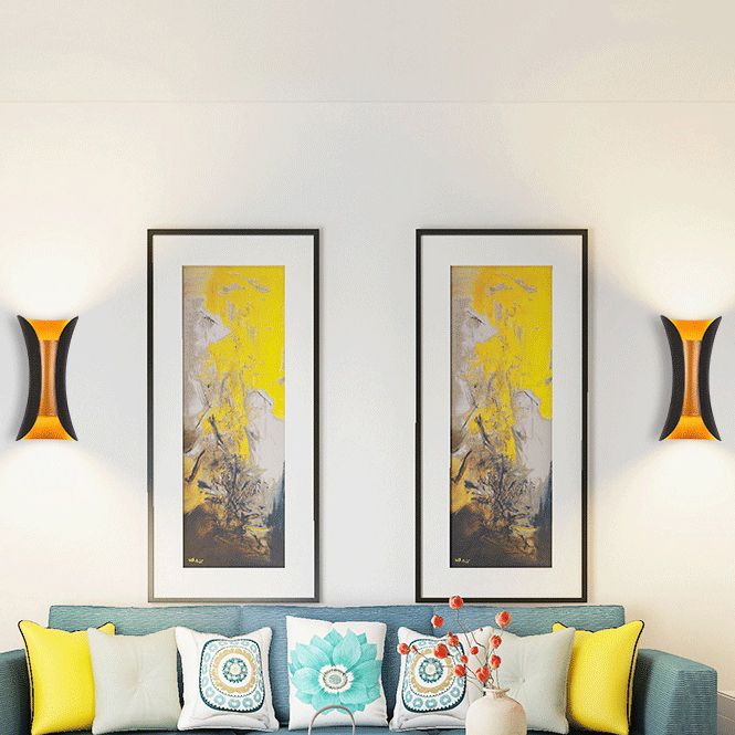 Modern Metal Wall Mount Light LED Wall Light with Aluminum Shade for Living Room