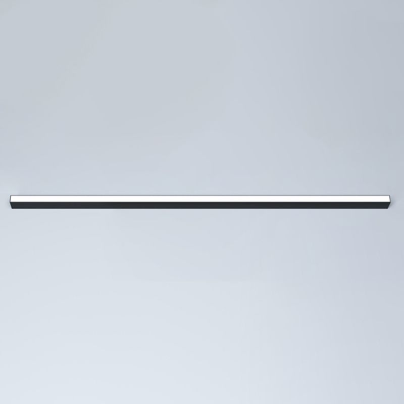 Modern Style Linear Flush Mount Light Metal 1-Light Flush Mount Light Fixture