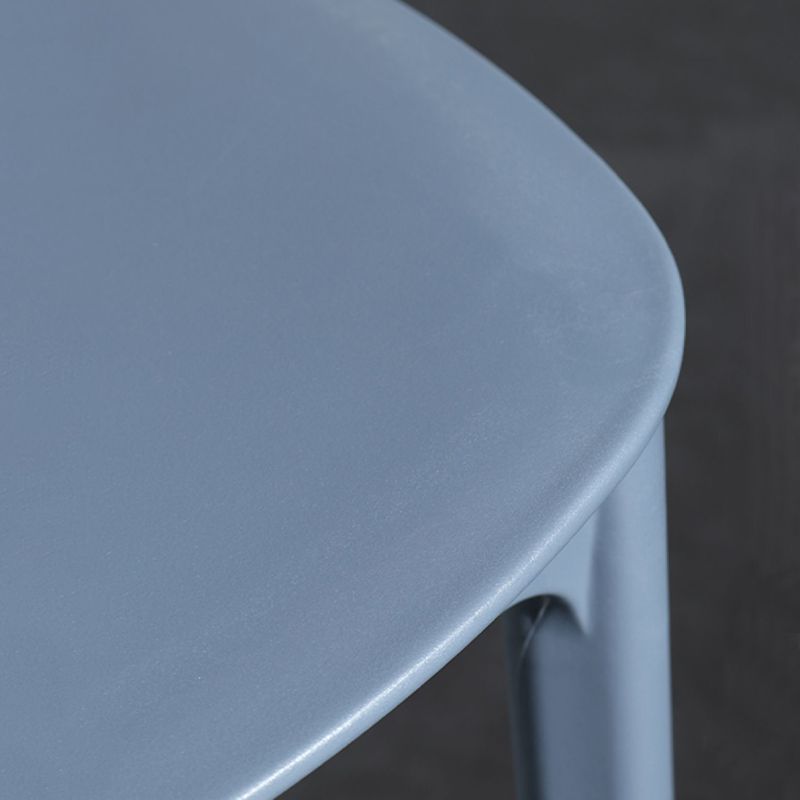 Modern Open Back Side Chair Plastic Indoor Arm Chair for Dining Room Bedroom