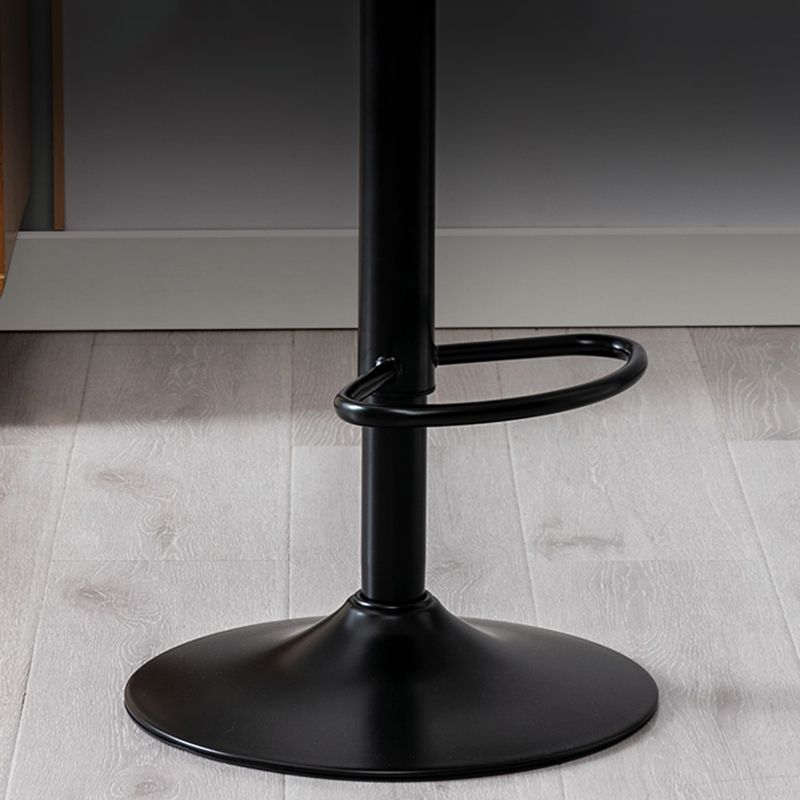 Modern Home Adjustable Height Stool Matte Finish Upholstered Bar Stools