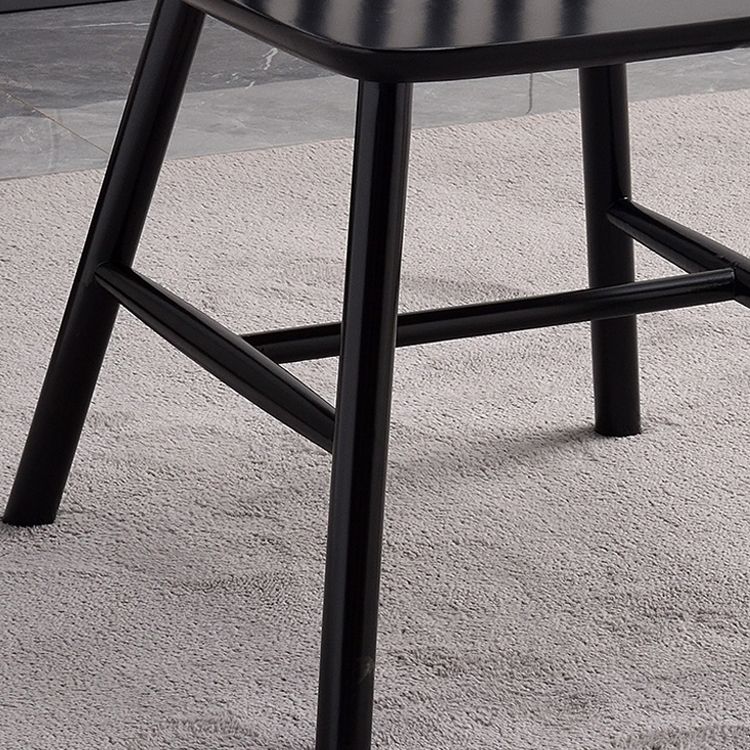 Sillas laterales contemporáneas de madera Sillas de comedor con respaldo Windsor para el hogar