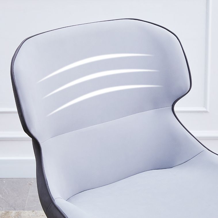 Sillas tapizadas de cuero de estilo nórdico, sillones Wingback Parsons