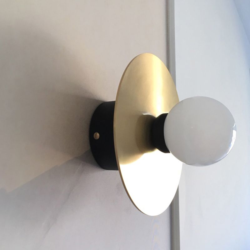 Lampada da parete in vetro modernista in vetro da parete a 1 luce SCONCE LUCE per soggiorno