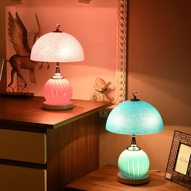 Runde Formglasetischlampe moderne 1 Leuchttischlampenleuchten
