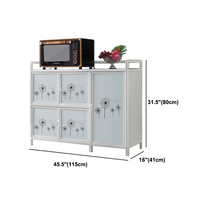 Dining Room Modern Sideboard Buffet Glass Cabinets and Storage