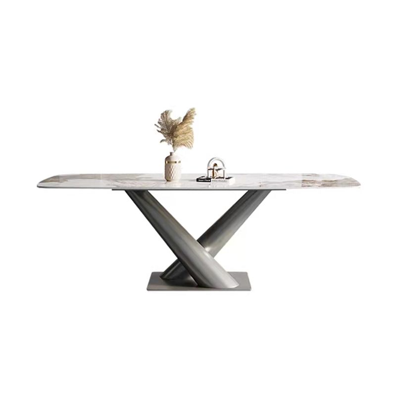 High Gloss Biege Dining Table Set 1/2/4/5/7 Pieces Glam Dinette Set for Home