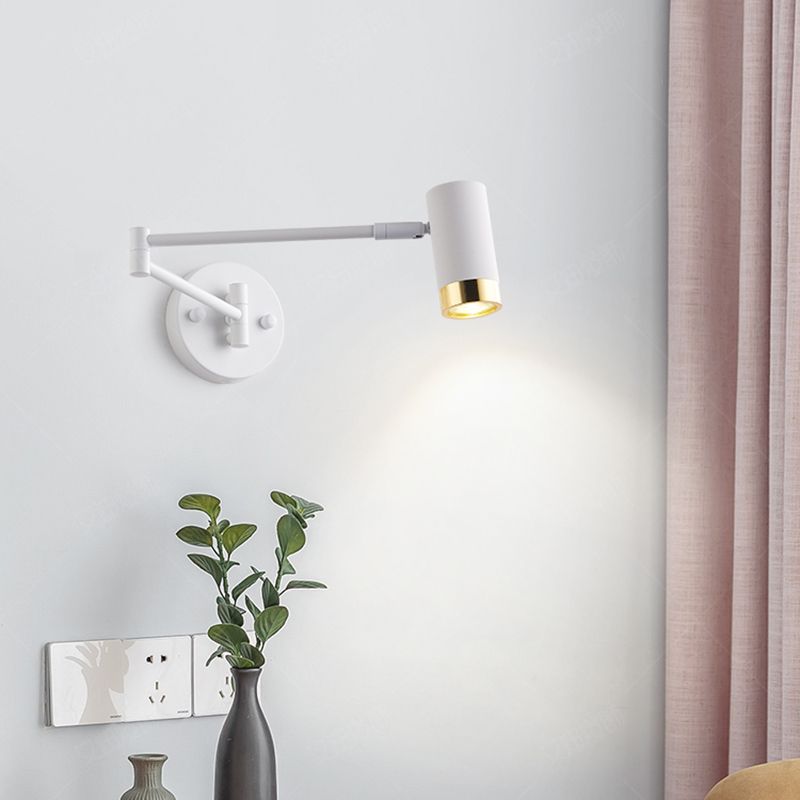 Fissature a parete in alluminio a doppio braccio Fissature a parete moderna a 1 luce Luci da parete per soggiorno per soggiorno