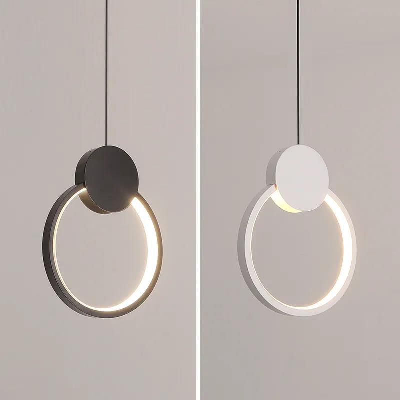 Simple Contemporary Single Head Pendant LED Pendant  for Bar Study Room