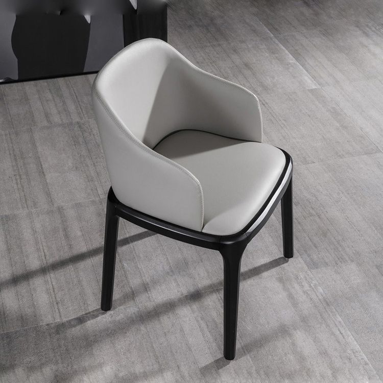 Contemporary Chair Solid Back Dining Room Chair for Dining Room