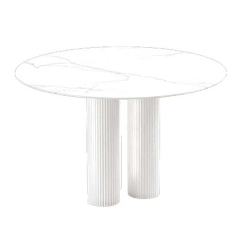 Sintered Stone Dining Table White Modern Dining Table for Kitchen