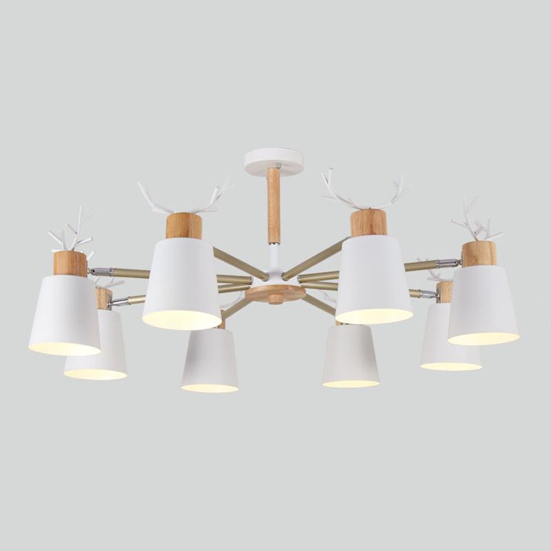 Multi Light Unique Hanging Chandelier Modern Style Metal Hanging Lighting for Living Room