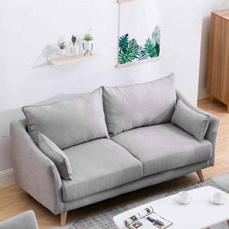 Modern Sofa with 2 Pillows Living Room Charles Of London Seating