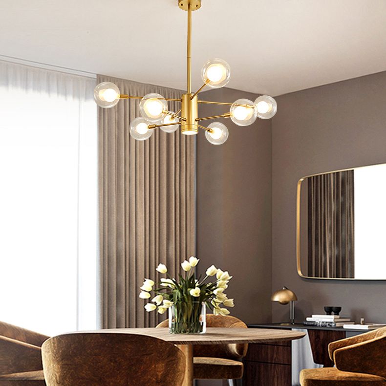 Semplicità postmoderna Simplicity Starburst Apparecchiatura di illuminazione sospesa in vetro Fissature di illuminazione a sospensione per il ristorante