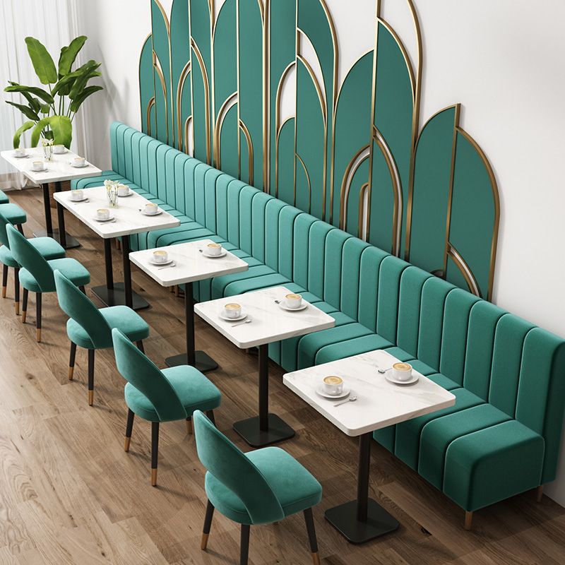 Silla de comedor de estilo escandinavo de metal, silla lateral sin brazos para comedor