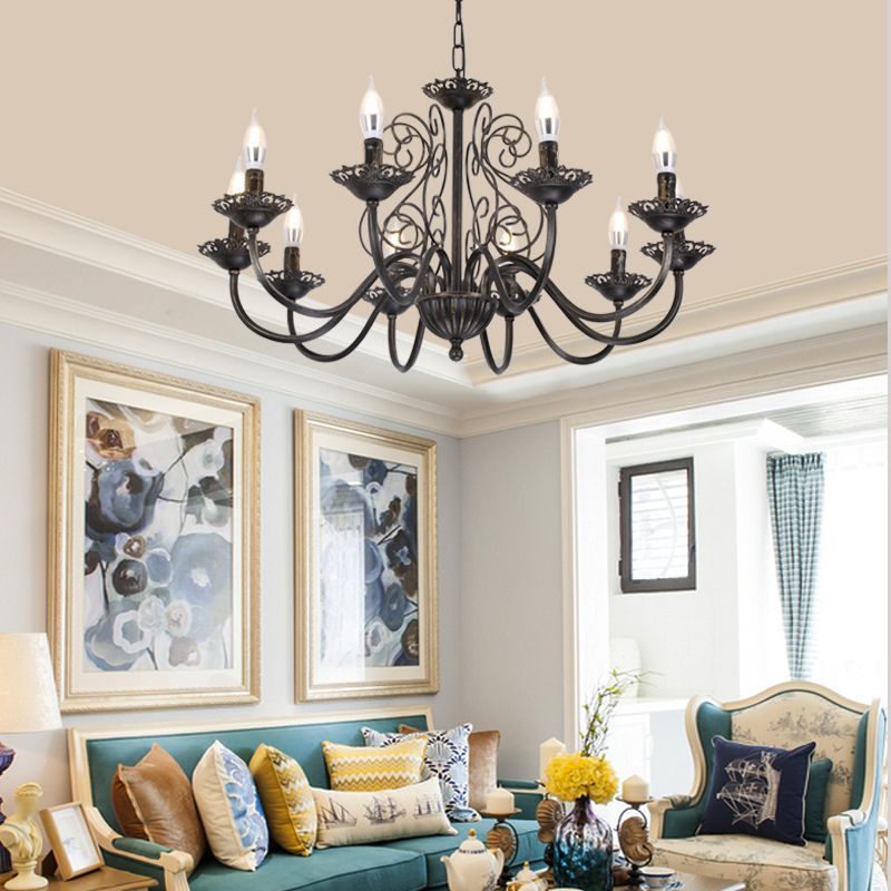 Traditional Style Unique Chandelier Lights Metal Pendant Light Fixtures