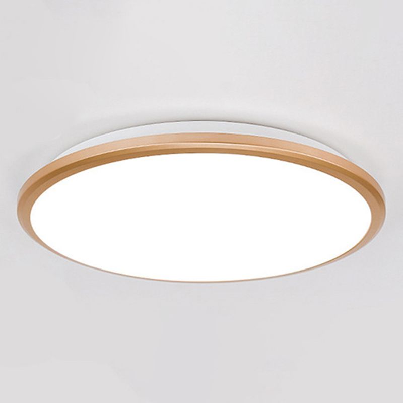 Simplicité Round Flush Mount Lamp for Living Room Modern Style LED Ceiling Light