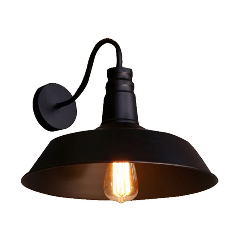 1 Light Metal Geometric Wall Lighting Fixtures Industrial Style Wall Mounted Light Fixture