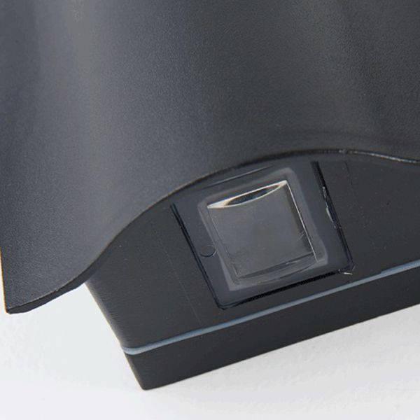 Geometrische Form Metallwandbeleuchtung moderne Multi -Leuchten -Wandmontage in Schwarz