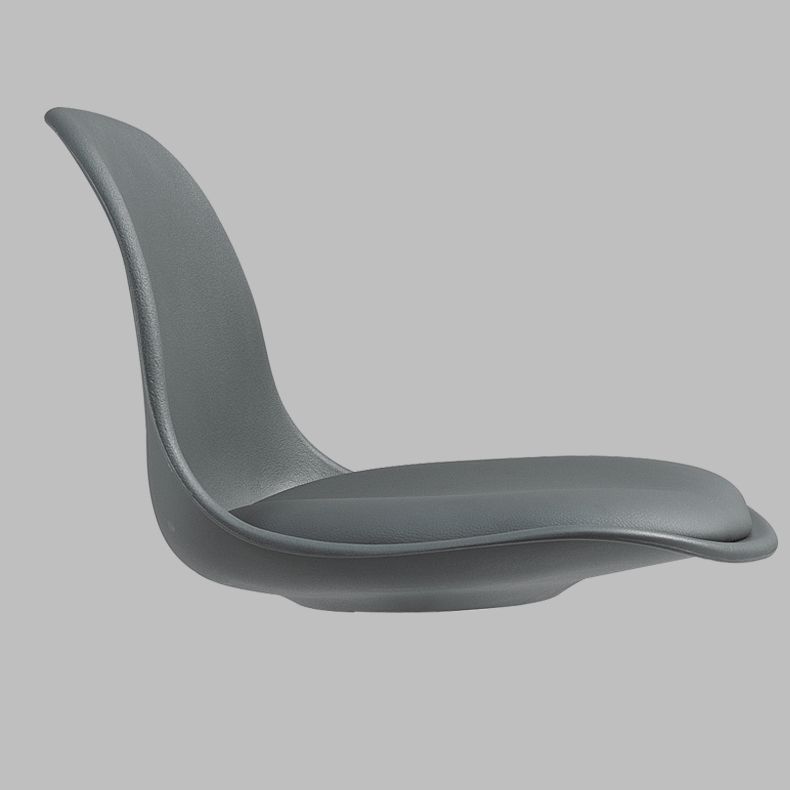 Contemporary Metal Dining Kitchen Room Armless Stool Adjustable Height Barstool