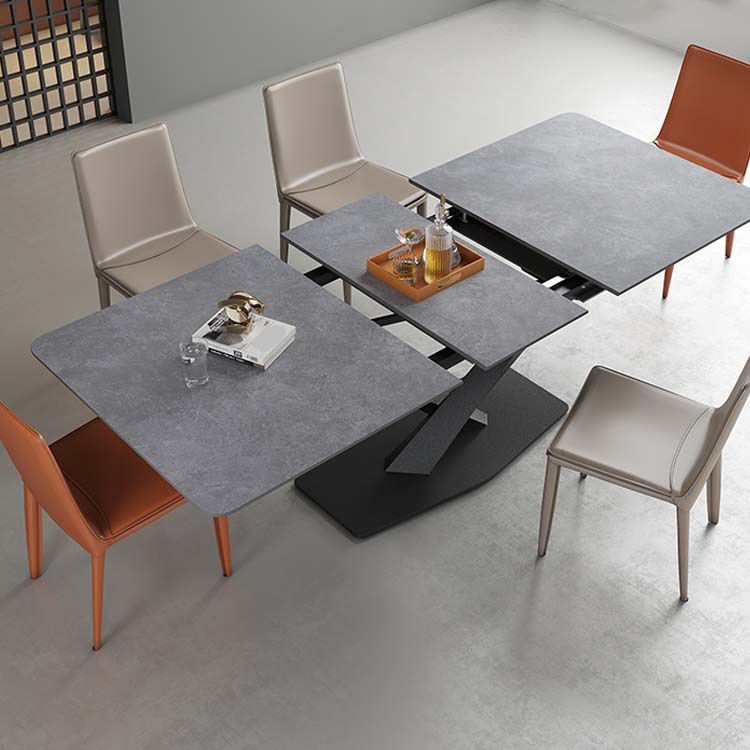 Leather Contemporary Dining Side Chair Kitchen Parsons Dining Chair