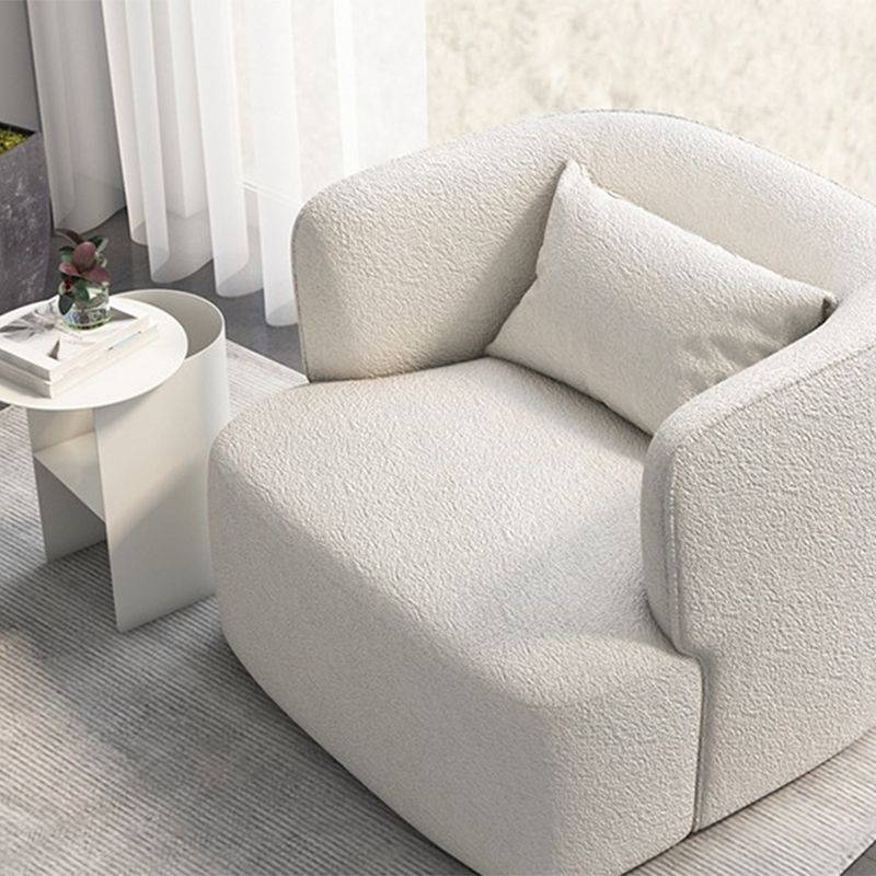 33.46" Wide Barrel Chair Recessed Arms Included Chair for Living Room