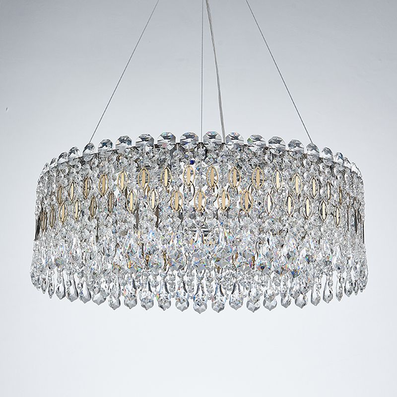 Contemporary Style Geometry Pendant Chandeliers Crystal Chandelier Lighting Fixtures