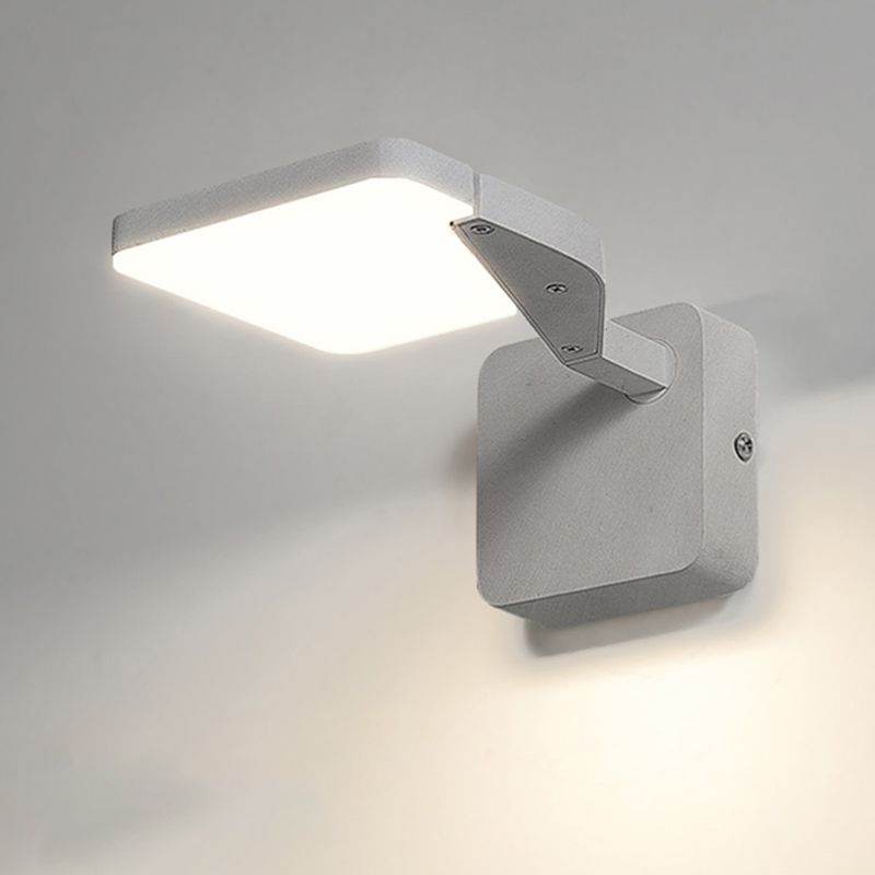 Simplicidad 1 Luz LED LED Splique Metal Rotating Wall Malling Lightsing para cabecera