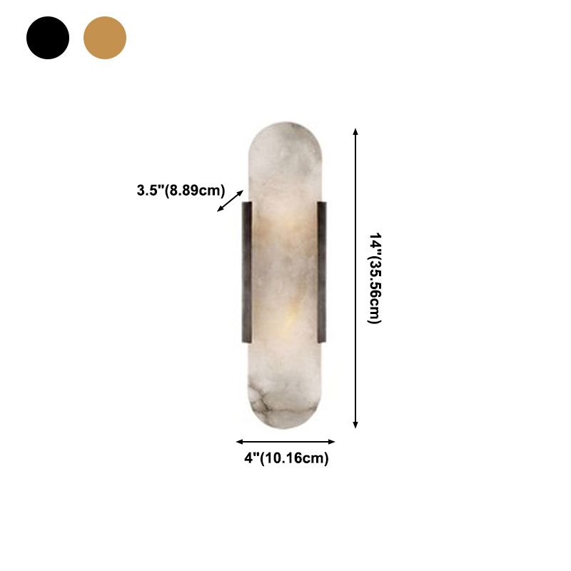 Moderne einfache Style Marmor Wandleuchte LED LED Wandleuchte Lampenvorrichtung