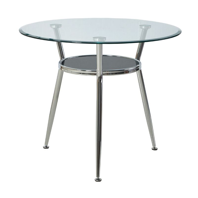 Tavolo da pranzo in vetro temperato in stile moderno tavolo da pranzo a base di pranzo per sala da pranzo