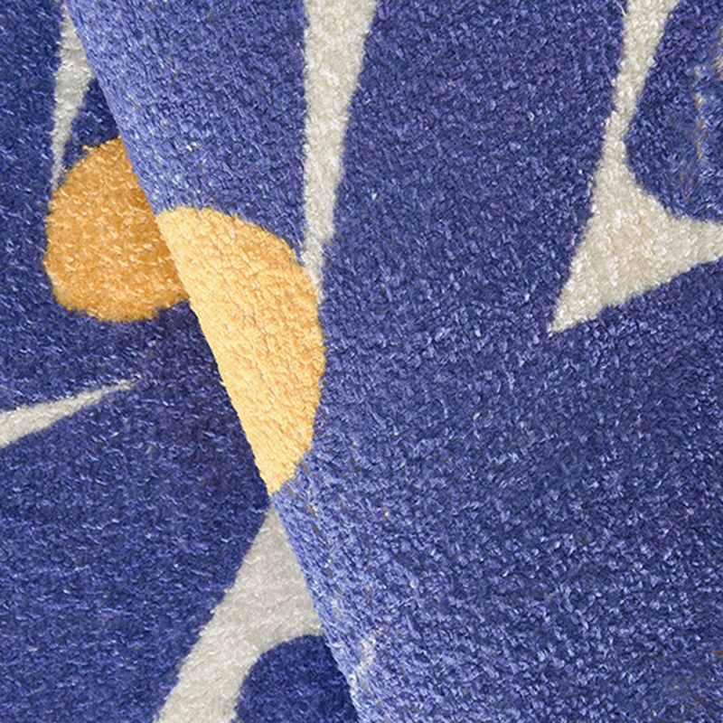 Tappeto moderno beige tappeto di tappeto di fiore in poliestere per arredamento per la casa