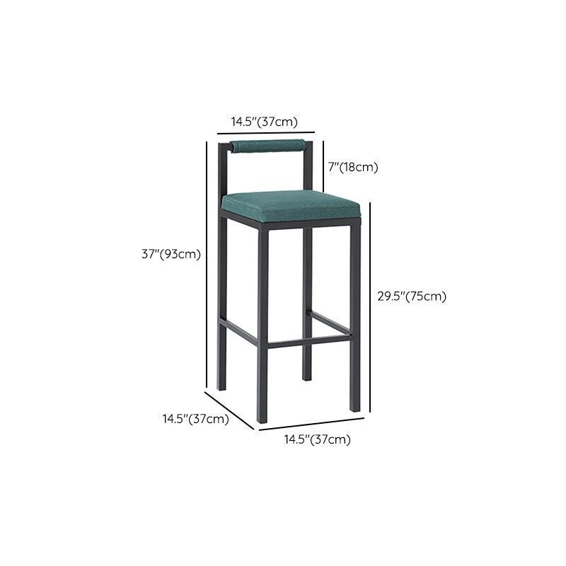 Modern Bar Table Set 1/7 Pieces Solid Wood Counter Table with Upholstered Stools