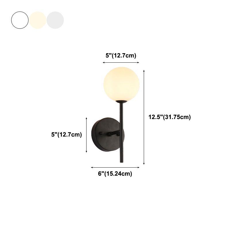Modern Creative Wall Light Globe Glass Wall Light for Living Room