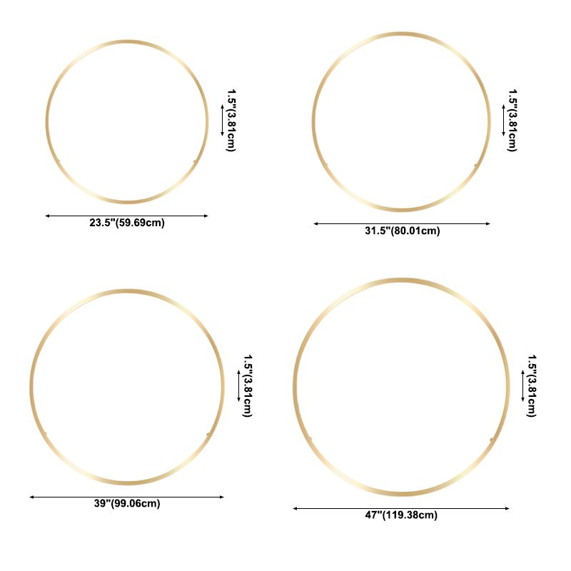 Runde Schatten Metall Wandleuchter moderner Stil mit einem leichten Wand montiertes Licht