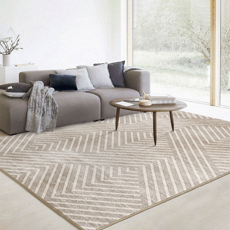 Tapis moderne wabi-sabi simple tapis de tapis simple polyester le tapis de support non glissant pour la décoration intérieure