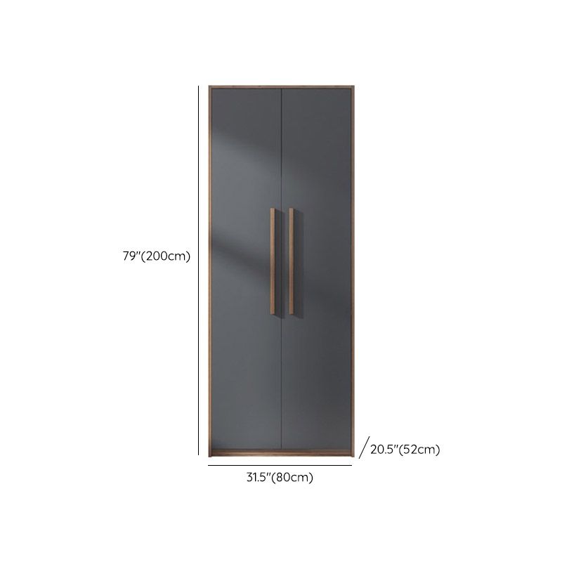Contemporary Wardrobe Armoire Engineered Wood Wardrobe Closet