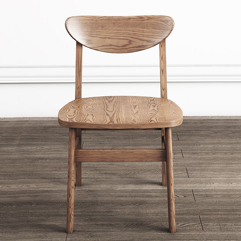 Modern Side Chair Solid Wood Indoor Dining Chair for Living Room