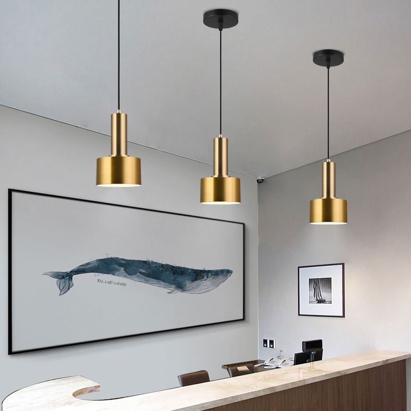 Postmodernism Grenade Shaped Pendant Metal 1-Light Dinner Suspension Light Fixture