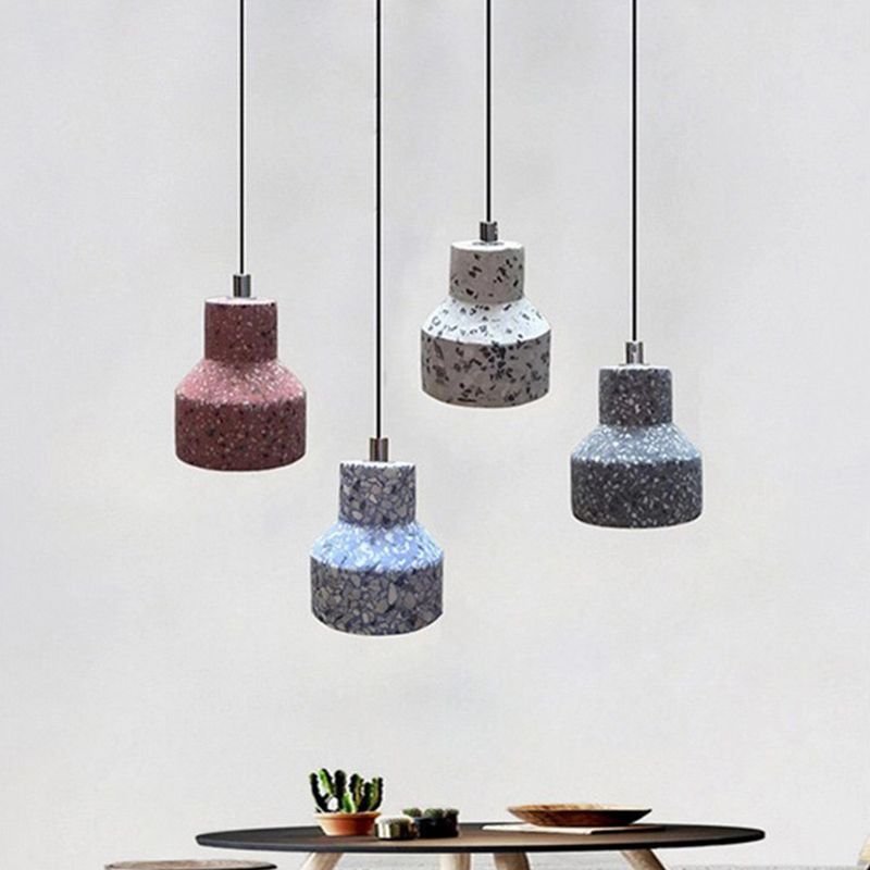 Plateau de pendentif ombré en pierre Style moderne suspendu pendant pour le salon