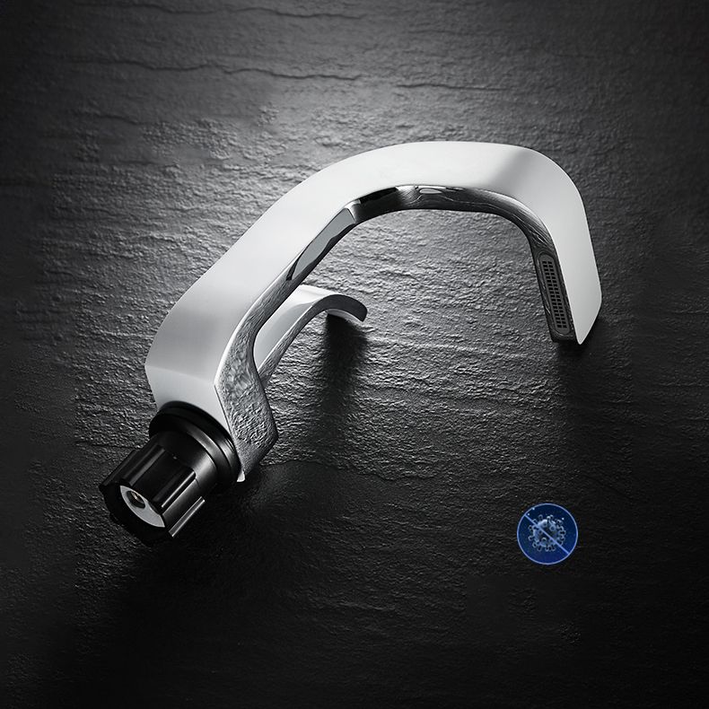 Unique Faucet Bathroom Waterfall Spout Lever Handle Single Hole Faucet
