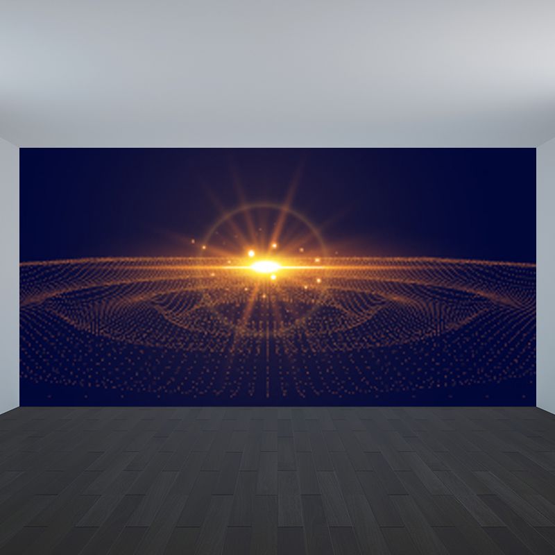 Science Fiction Cosmos Wallpaper Mural Non-Woven Waterproof Bright Wall Art for Room