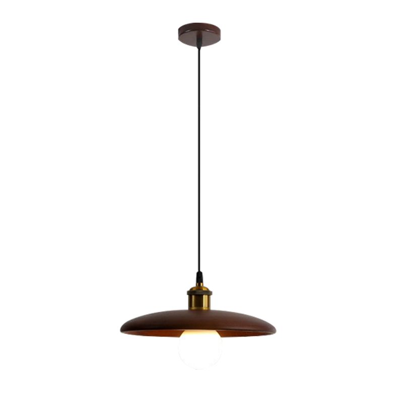 Minimalistischer Stil Anhänger Beleuchtungsbehandlung Kreis Anhänger Lichtkit mit Holzschatten