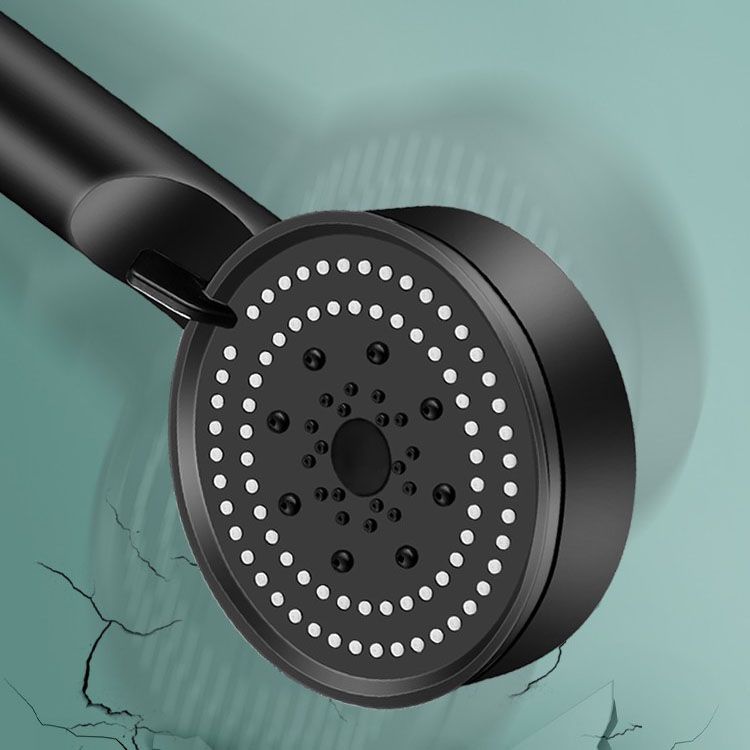 5 Sprays Round Shower Head Pressurized Scrub Hand-held Shower Head
