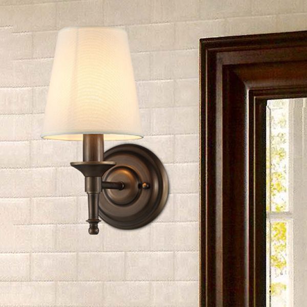 Modern Style Cylinder Wall Light Sconces Metal 1 Light Wall Lighting