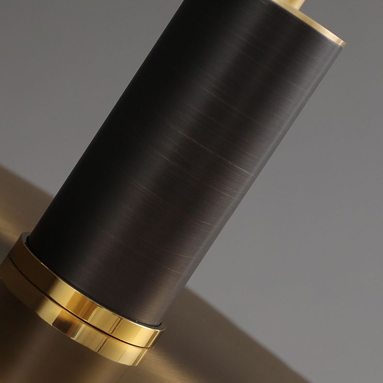 Simple Style Drum-Shaped Pendant Light Fixture Metal Bedroom Hanging Light Fixture