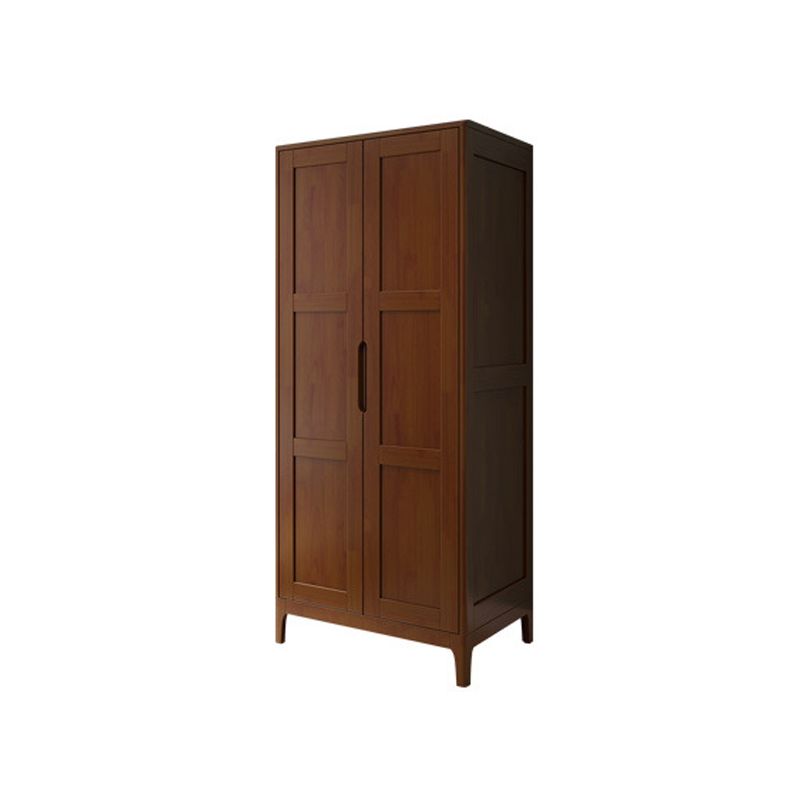 Bedroom Hinged Door Cabinet Traditional Rubberwood Storage Cabinet