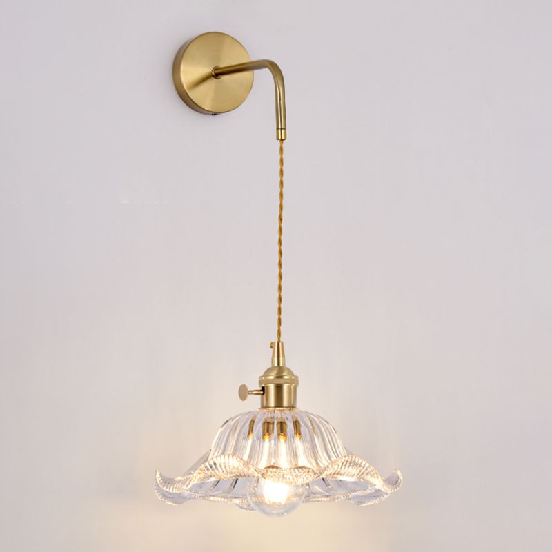 Geometric Wall Lighting Fixtures Modern Style Glass 1 Light Wall Lighting