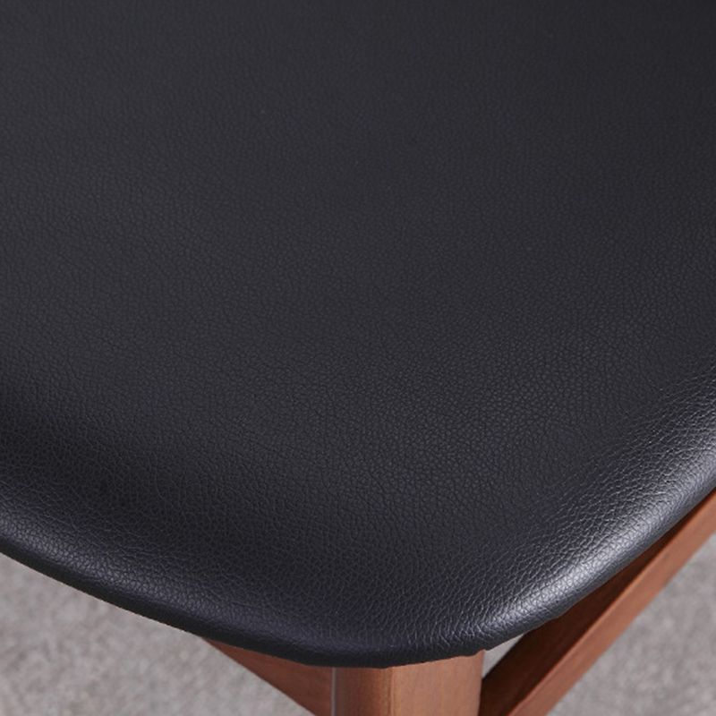 Sillas laterales de comedor con respaldo abierto de diseño moderno Sillas laterales de comedor de madera (juego de 2)