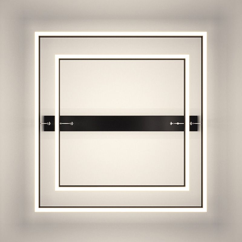 Simplicité postmoderne Sanared Chandelier Pendant Light Light Acrylique Suspension Pendante Pendre pour le salon