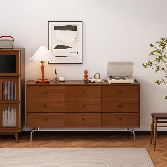 Solid Wood Storage Chest Modern Storage Chest Dresser with Drawers